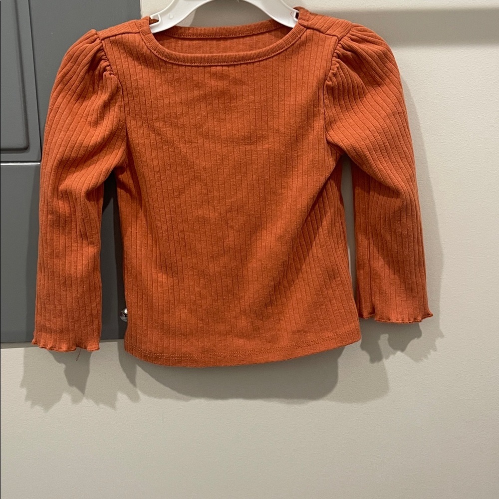 Wonder Nation 18M  Rust Ribbed Top - Picture 5 of 5